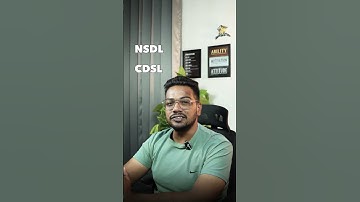 Demat Account Secrets | NSDL & CDSL Explained in Easy Words! 📈 #stockmarket #trading