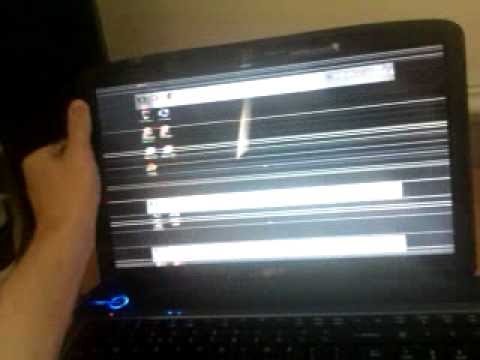 sony vaio laptop how to fix lines and flickering over my