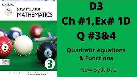 Oxford Mathematics 3, D3, NSM, Chapter no 1, Ex no 1D, Q no 3&4, #igcse #8thclass #olevels