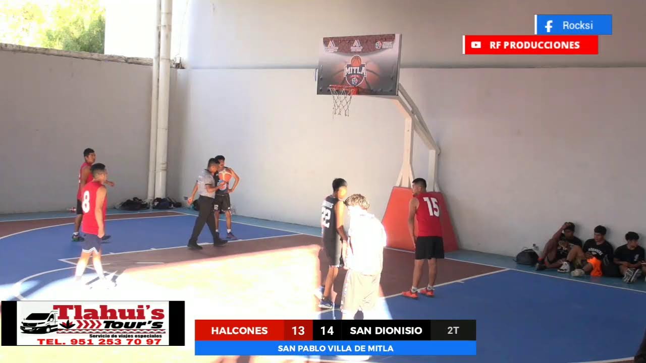 Torneo de basquetbol en San Pablo Villa de Mitla enero 2026