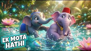 Ek Mota Hathi | Popular Hindi Elephant Rhyme for Kids