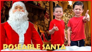 Gemmy Life Size Posable Santa Lowes | Unbox Setup Christmas Animatronic 2022 | Gemmy Santa Claus