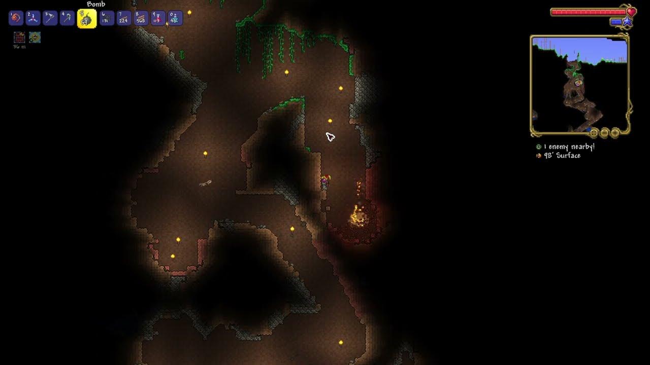 Terraria Getting Clay blocks so I can grow my very own flowers in the house YouTube