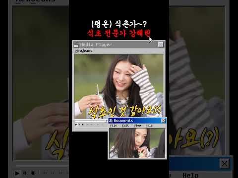 (뉴진스) 식초에 둔감한 냥