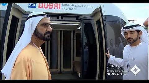 Phương tiện giao thông #SKY PODS tại Dubai