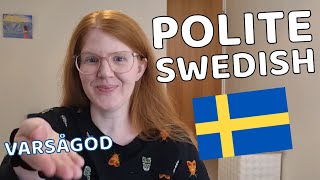 10 phrases to be POLITE in Swedish  Artigt Svenska
