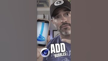 How to Add Bubbles to #C4D Liquid Sims REVEALED! 🫧