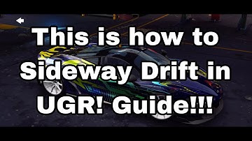 😈 Need For Speed No Limits Underground Rivals Sidewaydrift Guide!!!!