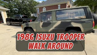 1986 Isuzu Trooper Walk Around #isuzu