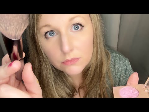 ASMR Face Pampering and Makeup