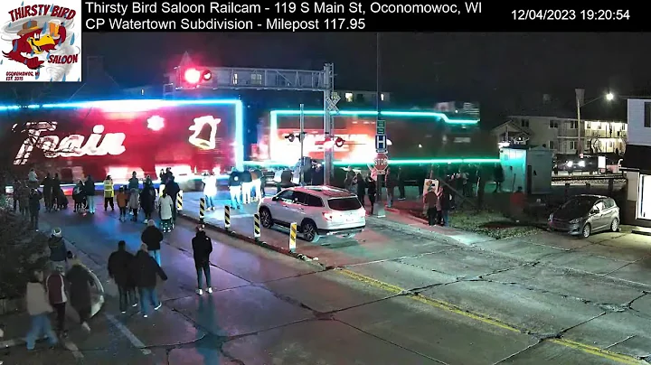 CPKC Holiday Train - Oconomowoc, WI - Thirsty Bird Railcam