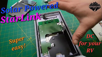 Starlink Router teardown and DC conversion for RV and Off Grid use