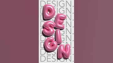 3D Poster Design Tutorial #art #adobeillustrator #3dtutorial