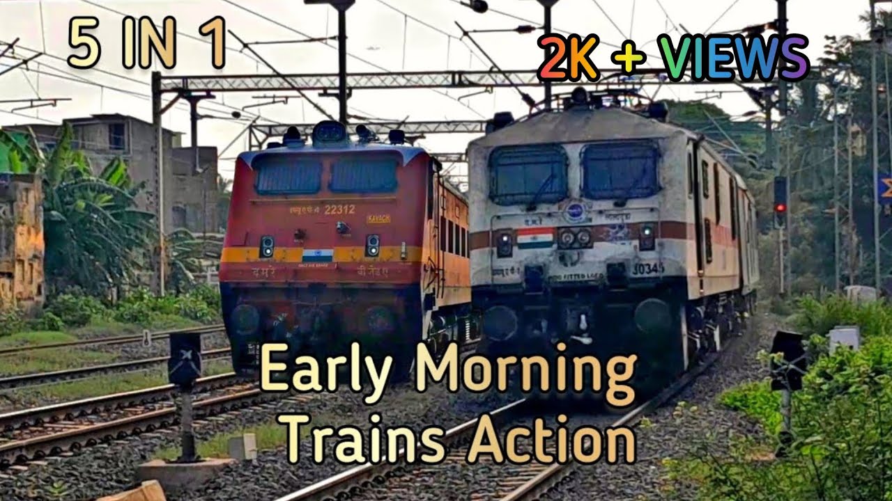 5 IN 1 EARLY MORNING TRAINS ACTION YouTube 5 IN 1 EARLY MORNING TRAINS ACTION YouTube
