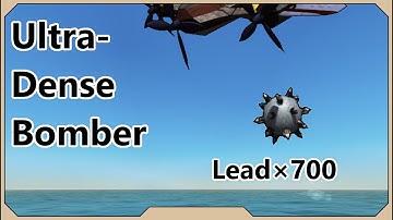 The impossibly Dense Clang bomber in From the Depths