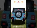 MAHINDRA THAR 4X4 OFF ROAD DRIVING #thar #automobile #shorts