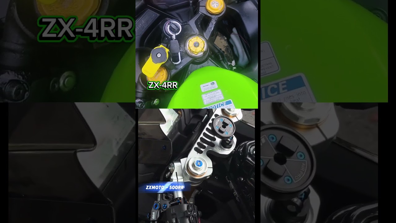 ZX4RR vs ZXMOTO500RR #zx4rr #fypシ #zxmoto - YouTube