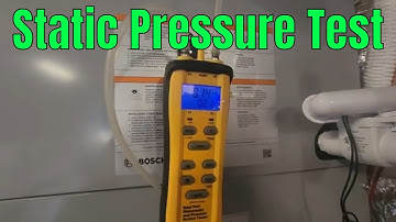 HVAC Static Pressure test!  #hvac #hvacinstall #hvactraining