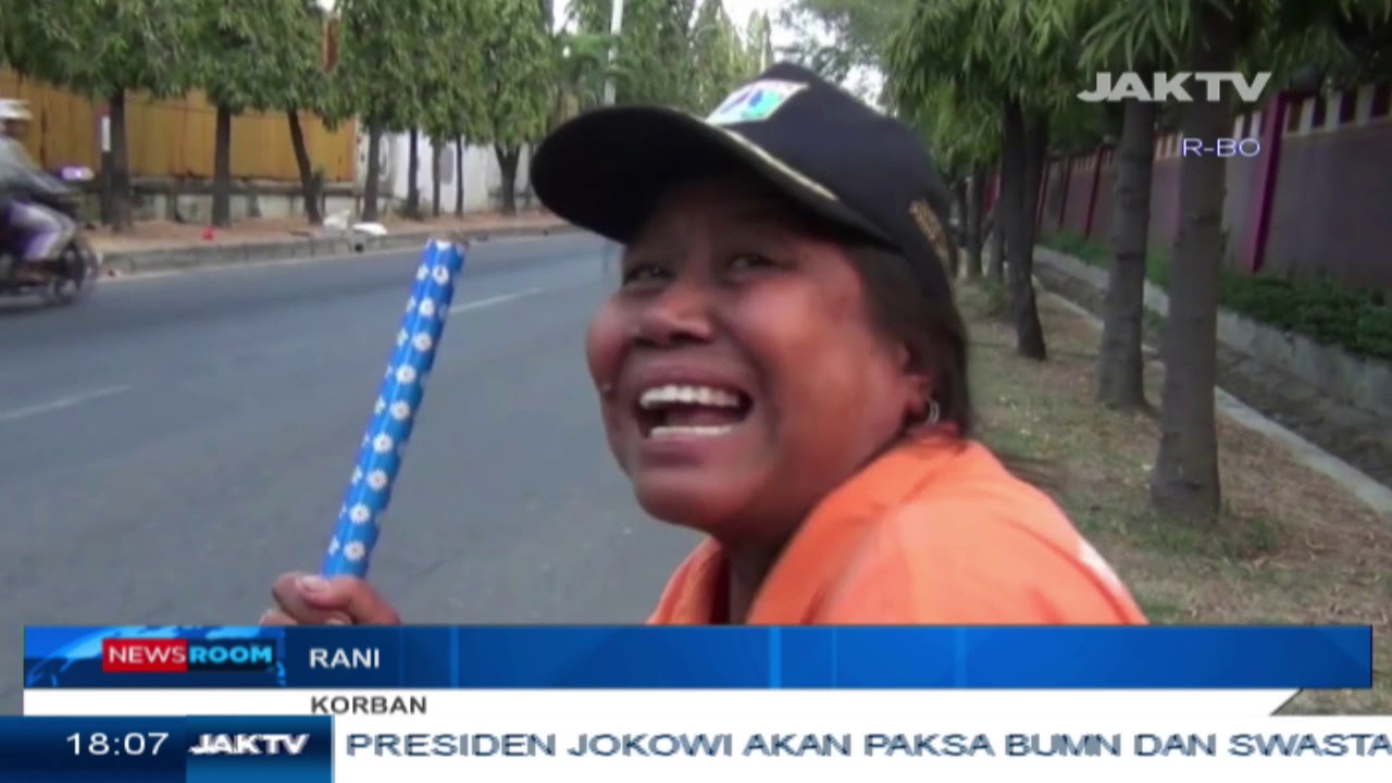 Penyapu Jalan Jadi Korban Penjambretan kesehatan masyarakat ui