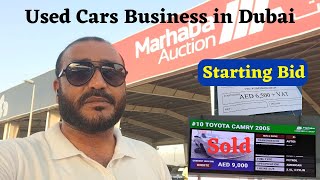 Used cars auction || Used cars business in dubai