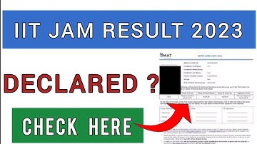 IIT JAM Result 2023 | How To Check IIT JAM Result 2023