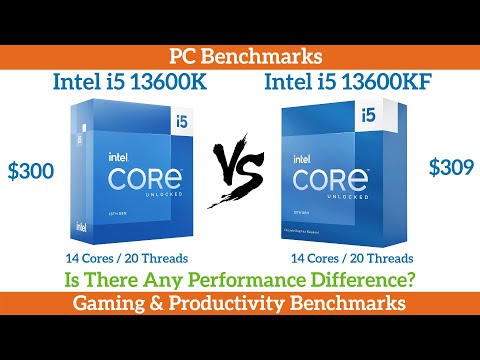 Intel i5 13600K vs 13600KF | Is there any performance difference?