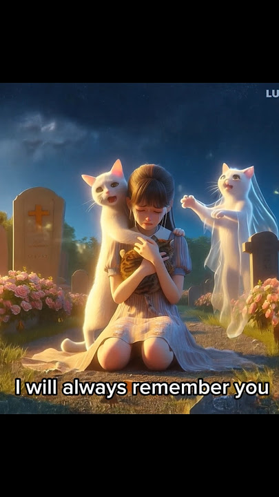 #cat #storywa #cute #aicat #kitten #cat.#kitten #cat the girl is crying because she misses her cat😭