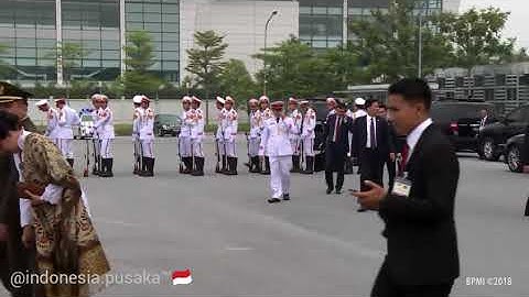 Tiba di Vietnam, Presiden Jokowi Disambut Upacara Kenegaraan