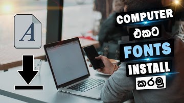 How To Install Sinhala And English Fonts | In Sinhala | Gamers Guide lk