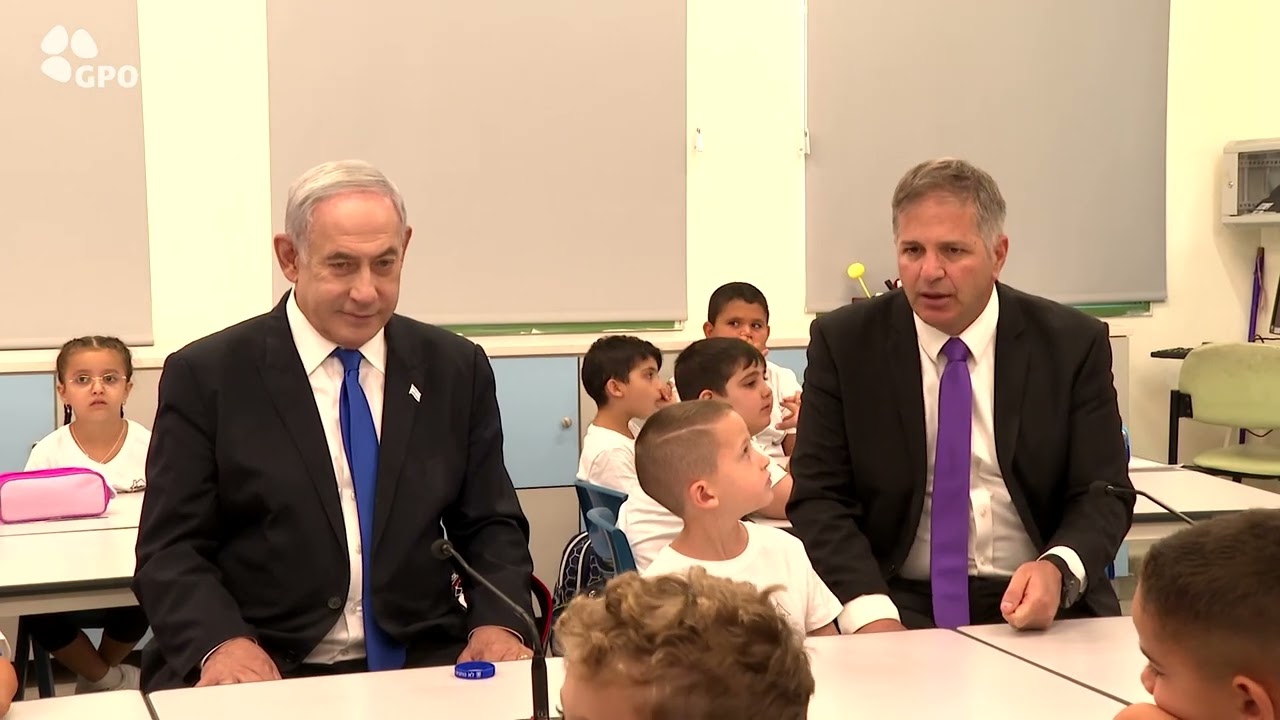 ראש הממשלה נתניהו ושר החינוך קיש פתחו את שנת הלימודים תשפ