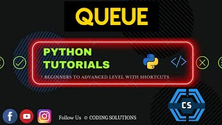 #31 Queue In Python | Python Programming For Beginners | Coding Solutions