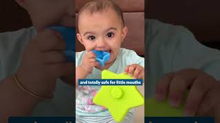 Starry Stacker | Montessori Silicone Stacking Toy | Ages 6 Months to 3 Years | Skillmatics