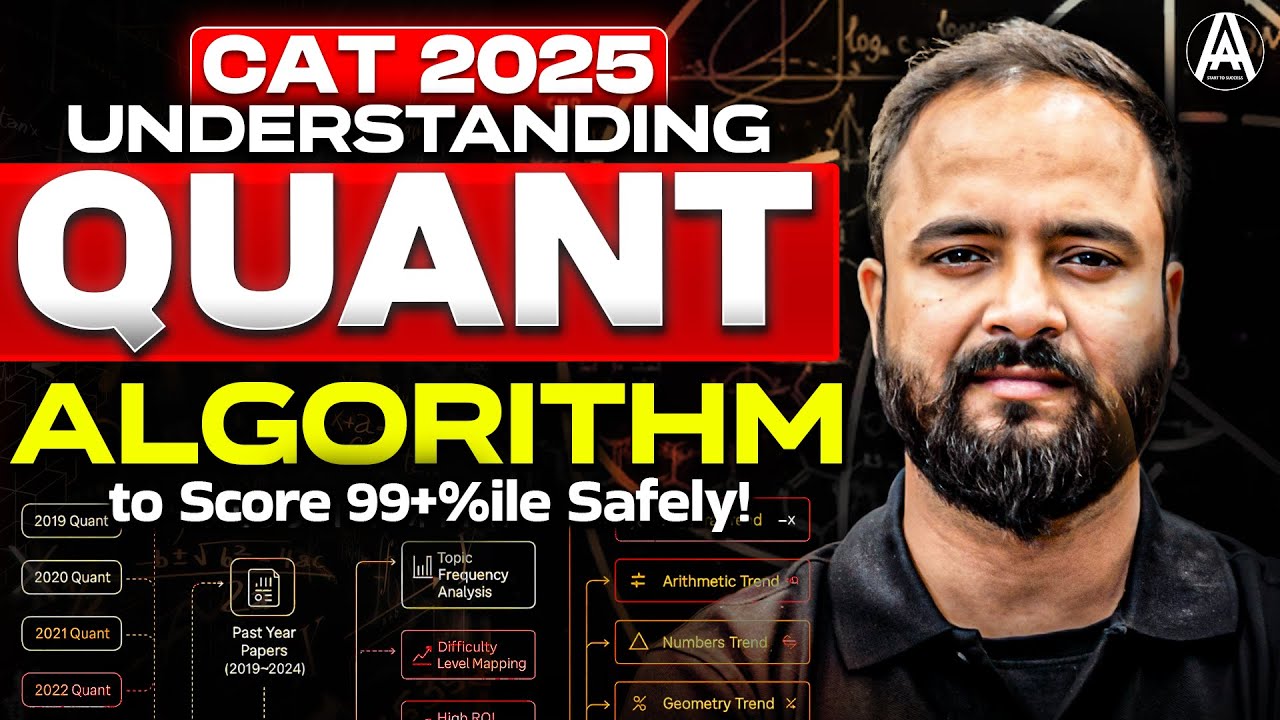 Understanding QUANT ALGORITHM to Score 99+ Percentile Safely! 📈 - YouTube
