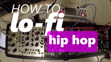 How to Lofi Hip Hop on modular - Tape and Microsound Music Machine + Volca Sample (RD-808 samples)