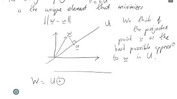 Multivariate Statistics: 2.5 Review of linear algebra: Projection