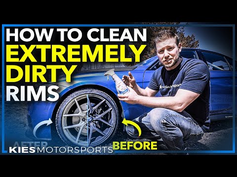 How to Clean EXTREMELY Dirty Rims with BAKED ON Brake Dust (Does Sonax Work?)