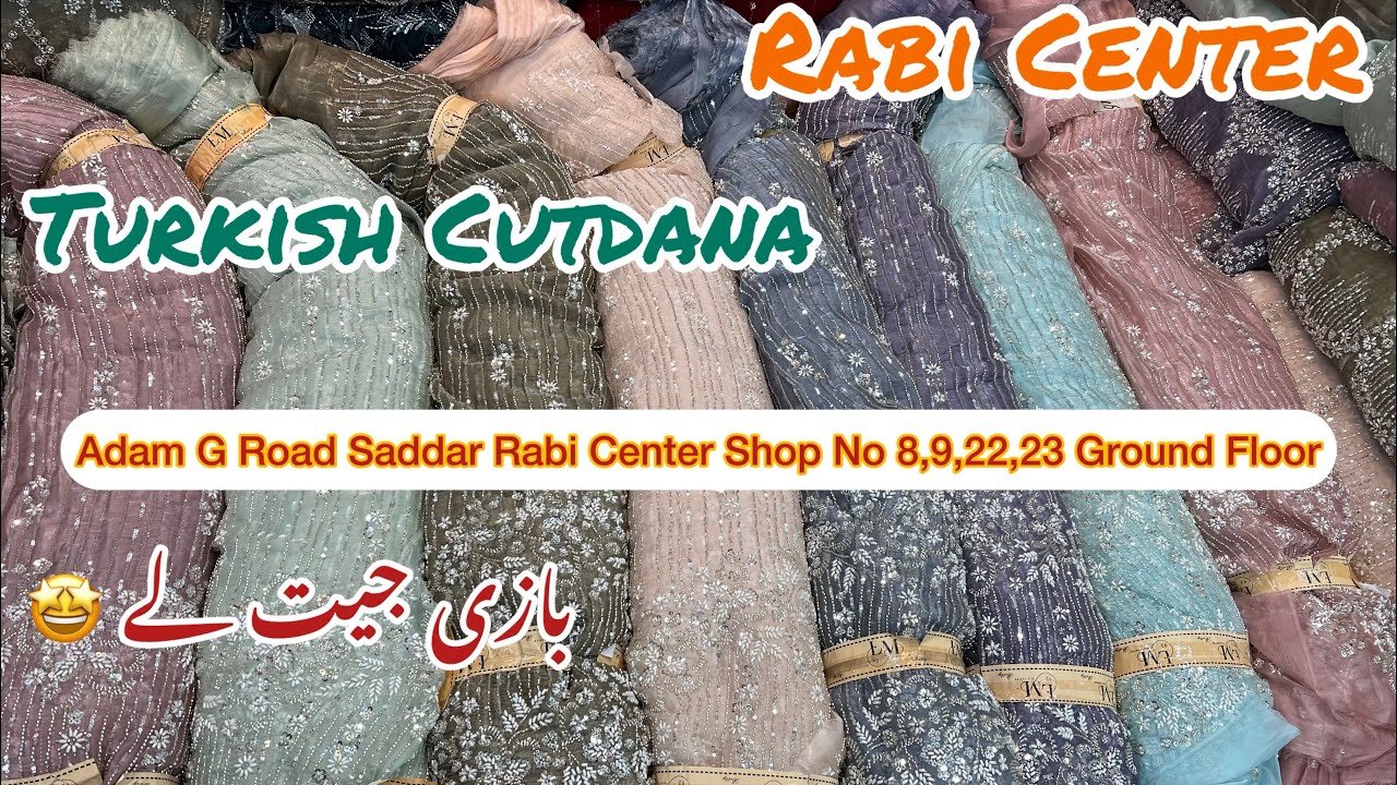 🤩Turkish Cutdana Work Embroidered party Wear Dresess🥰Corean Silk Most Trending Rice Cutdana