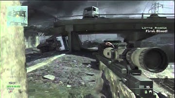 Modern Warfare 3 Multiplayer Gameplay - 2 kills 1 bullet (Collateral D7)