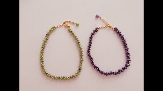 DIY-TAKI TASARIM BONCUKTAN HALHAL  YAPIMI /JEWELRY DESIGN MAKING ANKLET  FROM BEADS