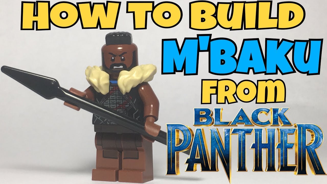 How To Make Lego Mbaku From Black Panther Purist Method Youtube