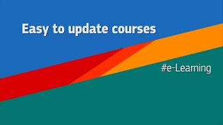 Why FLOWSPARKS - Easy to update courses