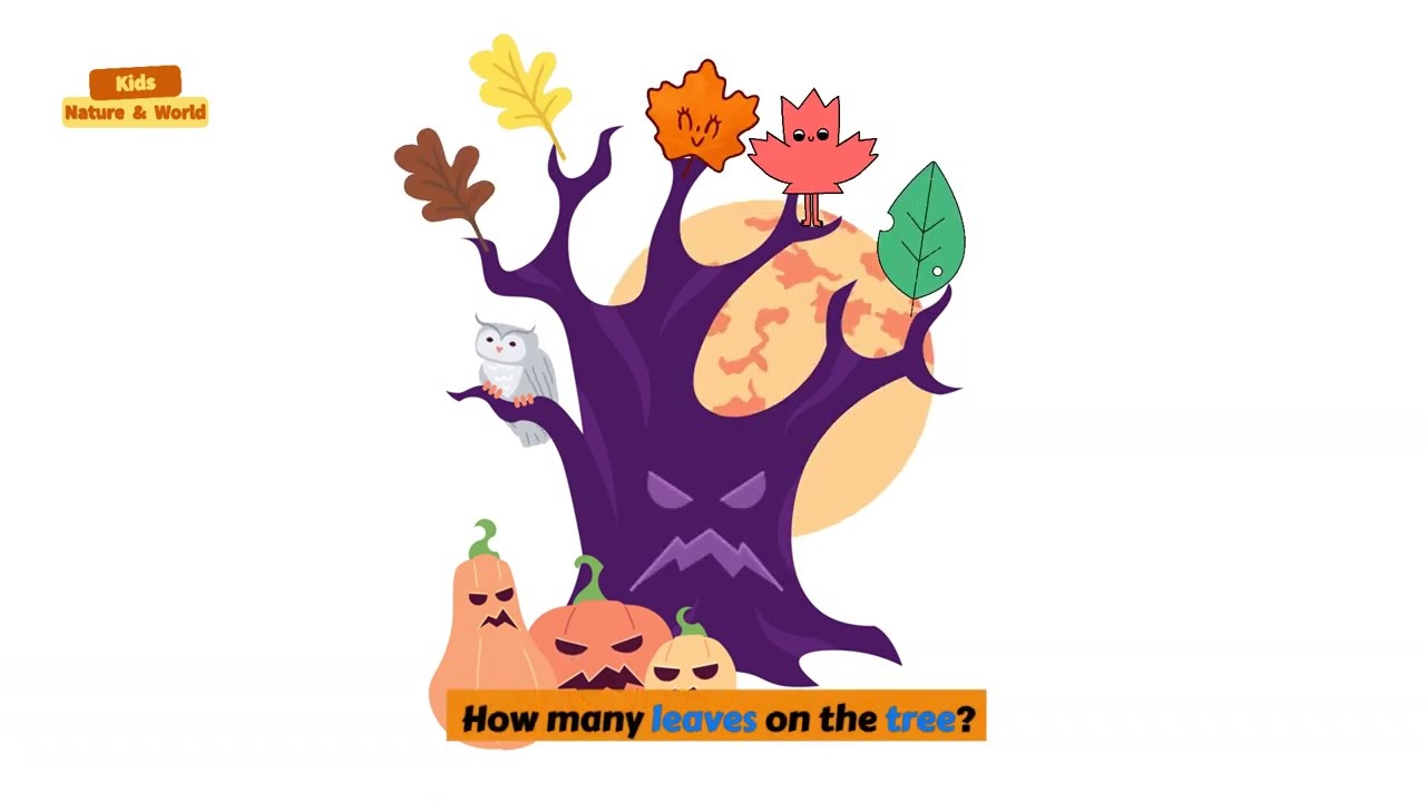 🍃 Bye-Bye Leaves: Counting Autumn Colors! 🍁 | Autumn Song for Kids | Fall Colors Learning