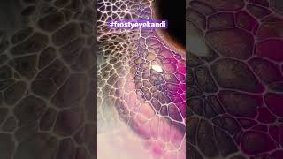Further Adventures in Fluid Art using TLP Pigments on a split pillow 6”cradle