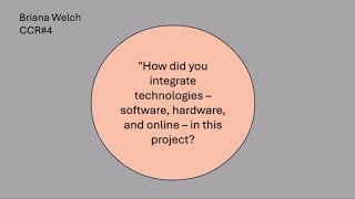 Creative Critical Reflection #4
