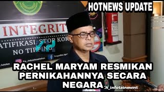 RACHEL MARYAM RESMIKAN PERNIKAHAN SECARA NEGARA SETELAH DELAPAN TAHUN MENIKAH