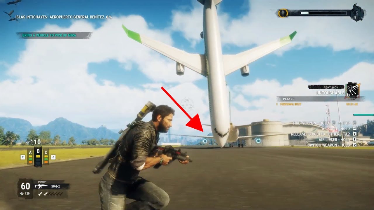 Just Cause 4 Biggest Plane Flying without Engine