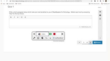 Using ReadSpeaker to Read Schoology Quizzes