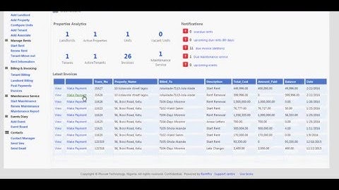 RentPro - Property Management Software 2016 Demo