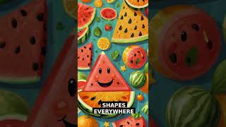 Learn Shapes with Happy Fruit Friends! Toddler Shapes Short