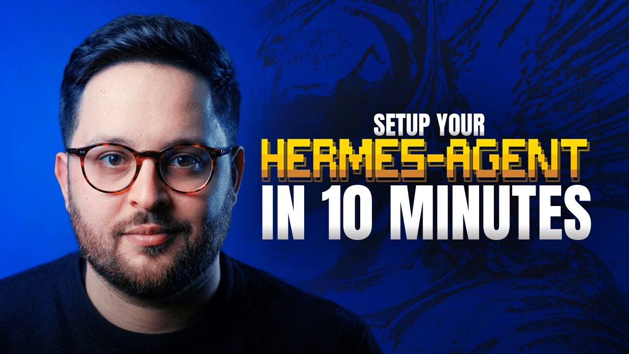 The Hermes Agent Setup Everyone's Installing Now: video thumbnail